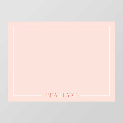 Classic Border Flat Notecard