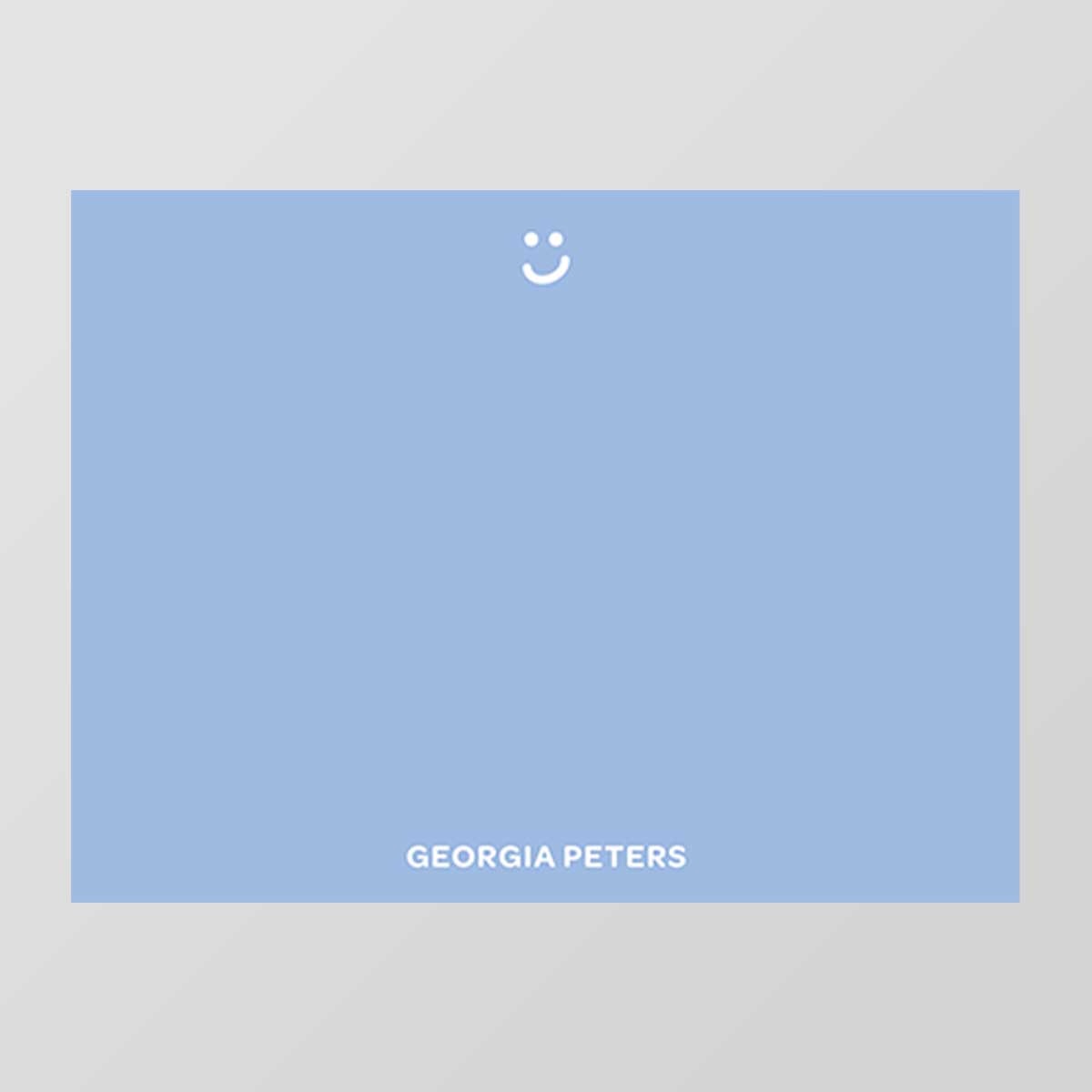 Happy Flat Notecard