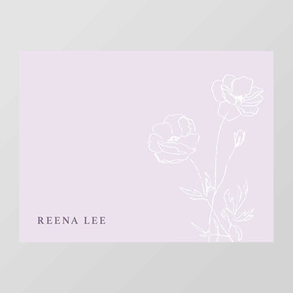 Dainty Flat Notecard