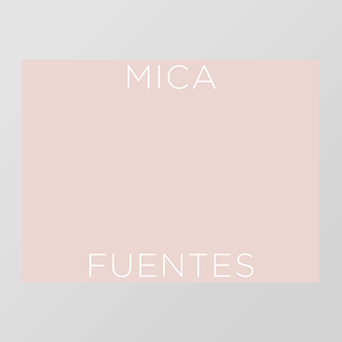 San Serif Flat Notecard