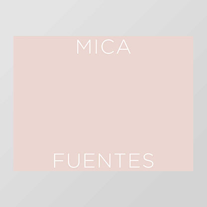 San Serif Flat Notecard