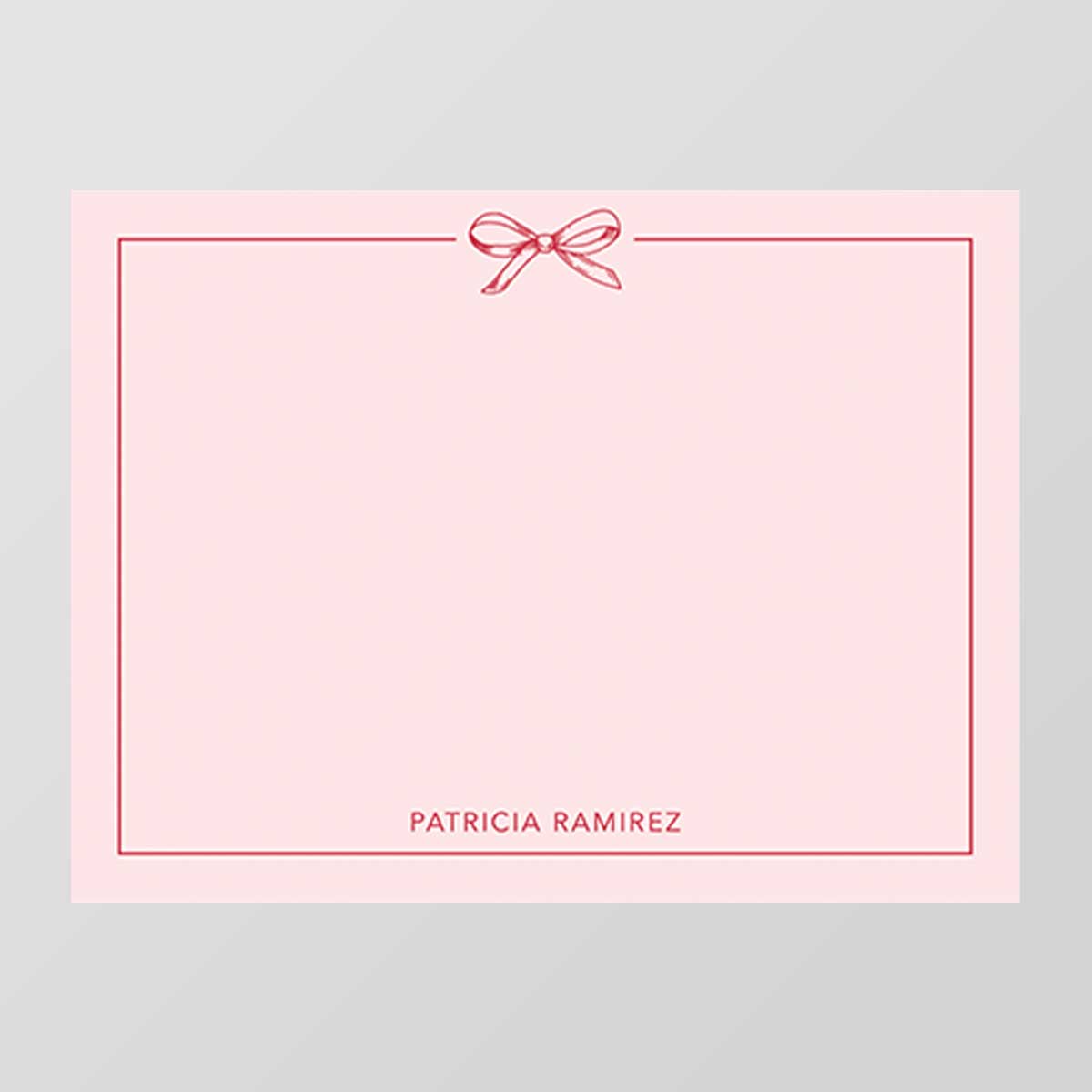Bowtie Flat Notecard