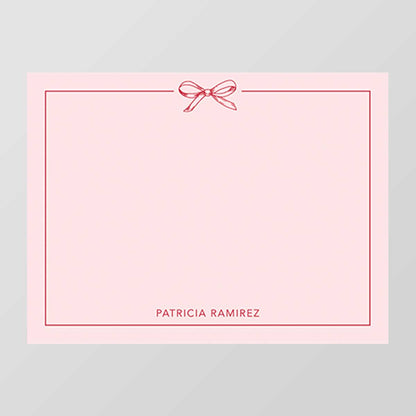 Bowtie Flat Notecard