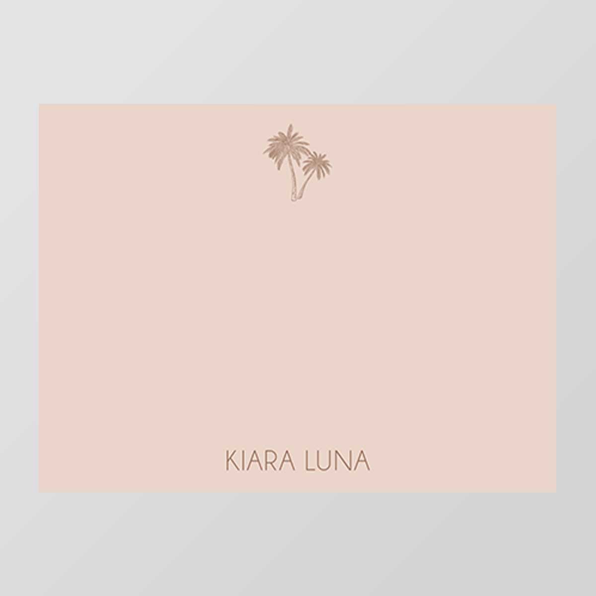 Tropical Flat Notecard