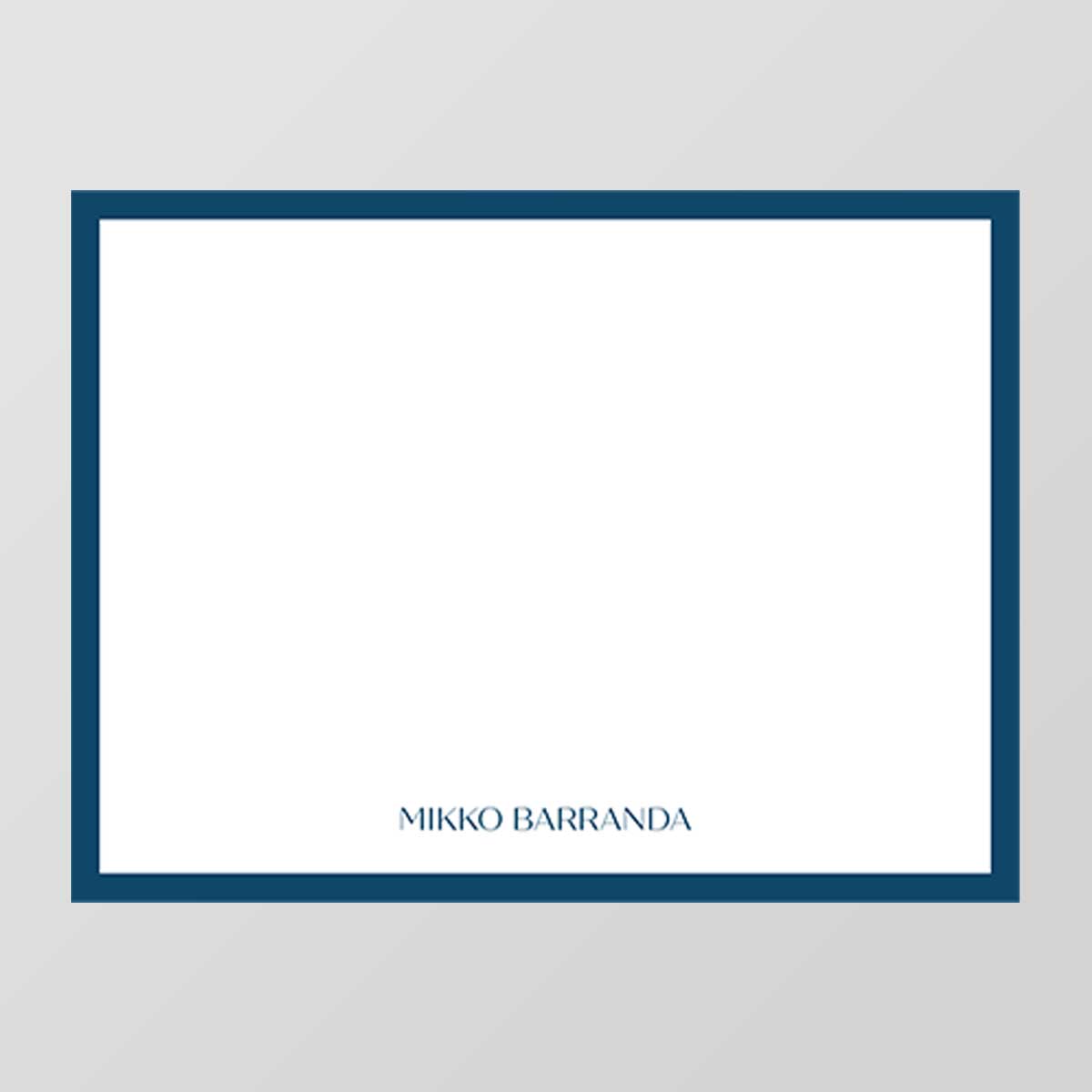 Edge Border Flat Notecard
