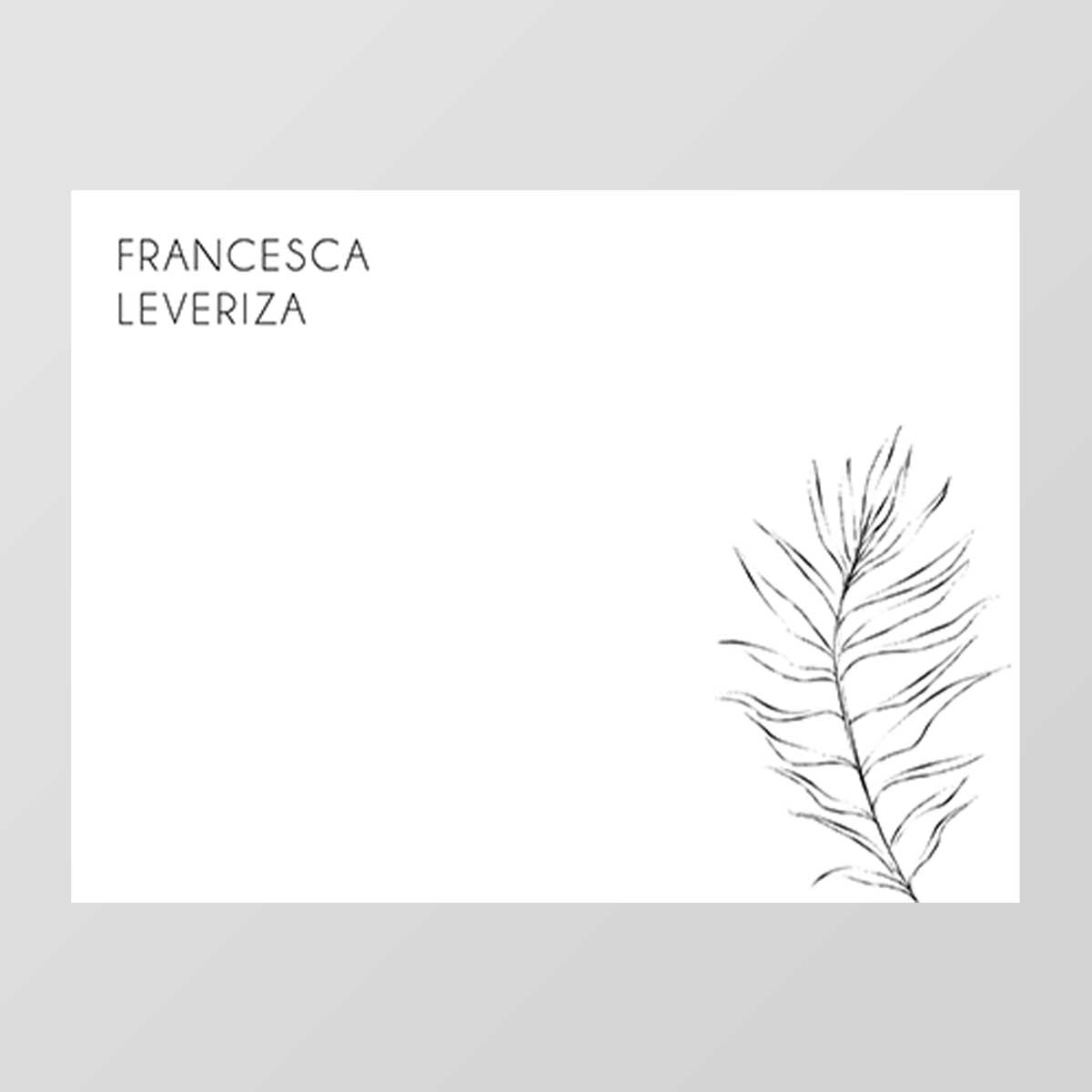 Foliage Flat Notecard
