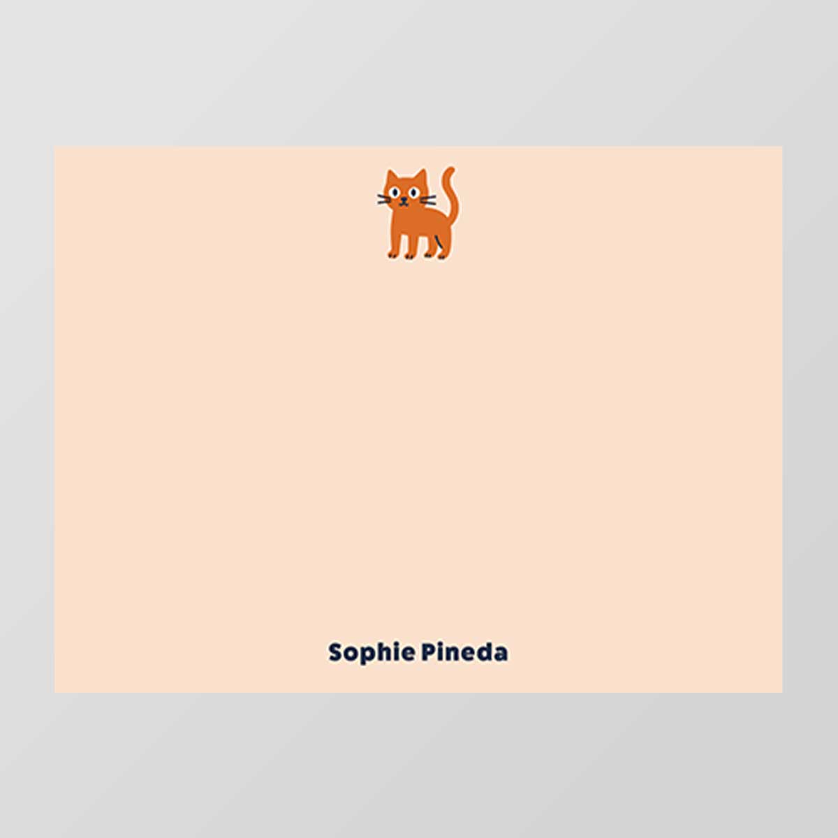 Cute Animals Flat Notecard