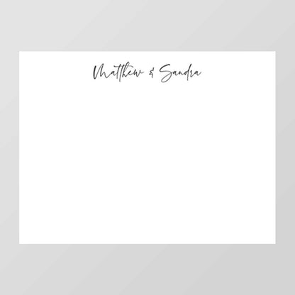 Clean Flat Notecard