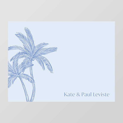 Palm Tree Flat Notecard