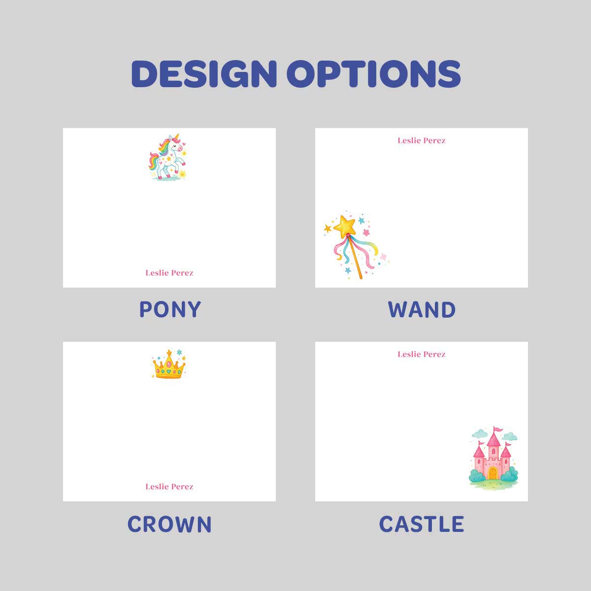 Fantasy Flat Notecard