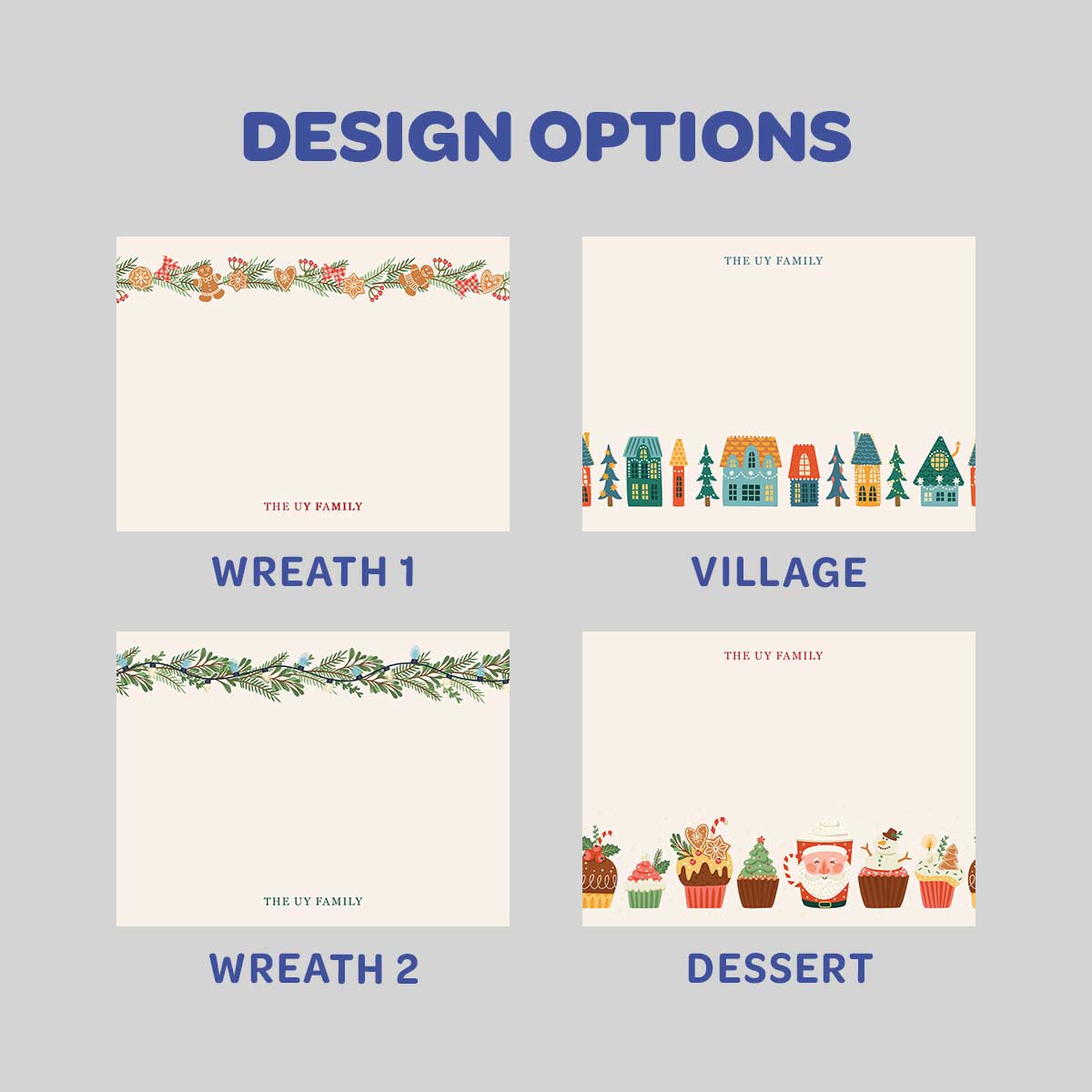 Jolly Flat Notecard