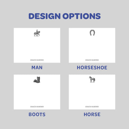 Horseback Flat Notecard