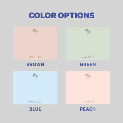 Tropical Flat Notecard