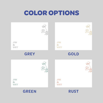 Bloom Flat Notecard