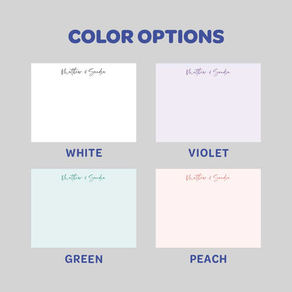 Clean Flat Notecard