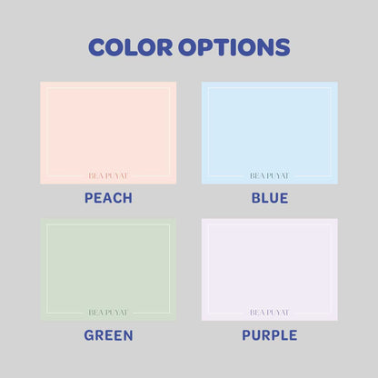 Classic Border Flat Notecard