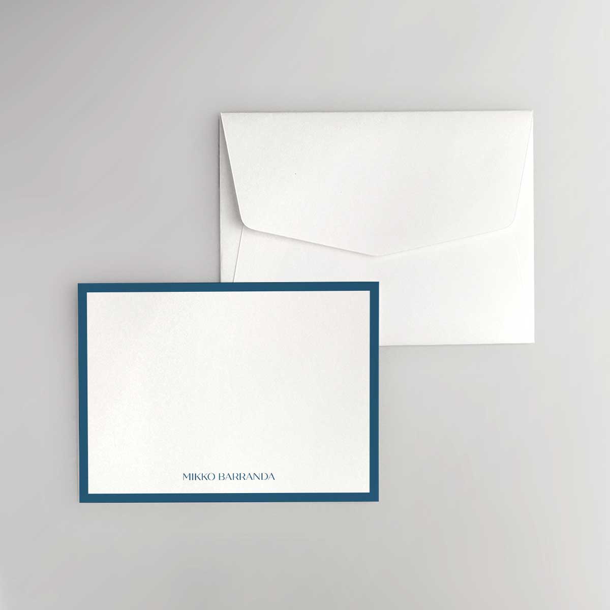 Edge Border Flat Notecard
