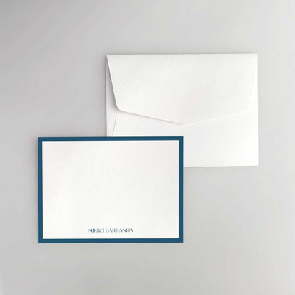 Edge Border Flat Notecard