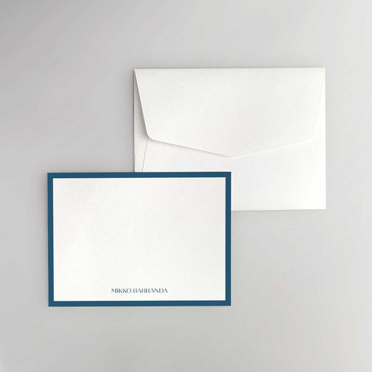 Edge Border Flat Notecard