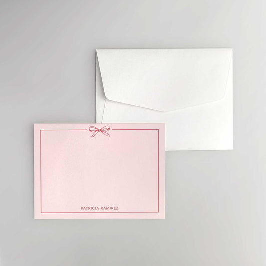 Bowtie Flat Notecard