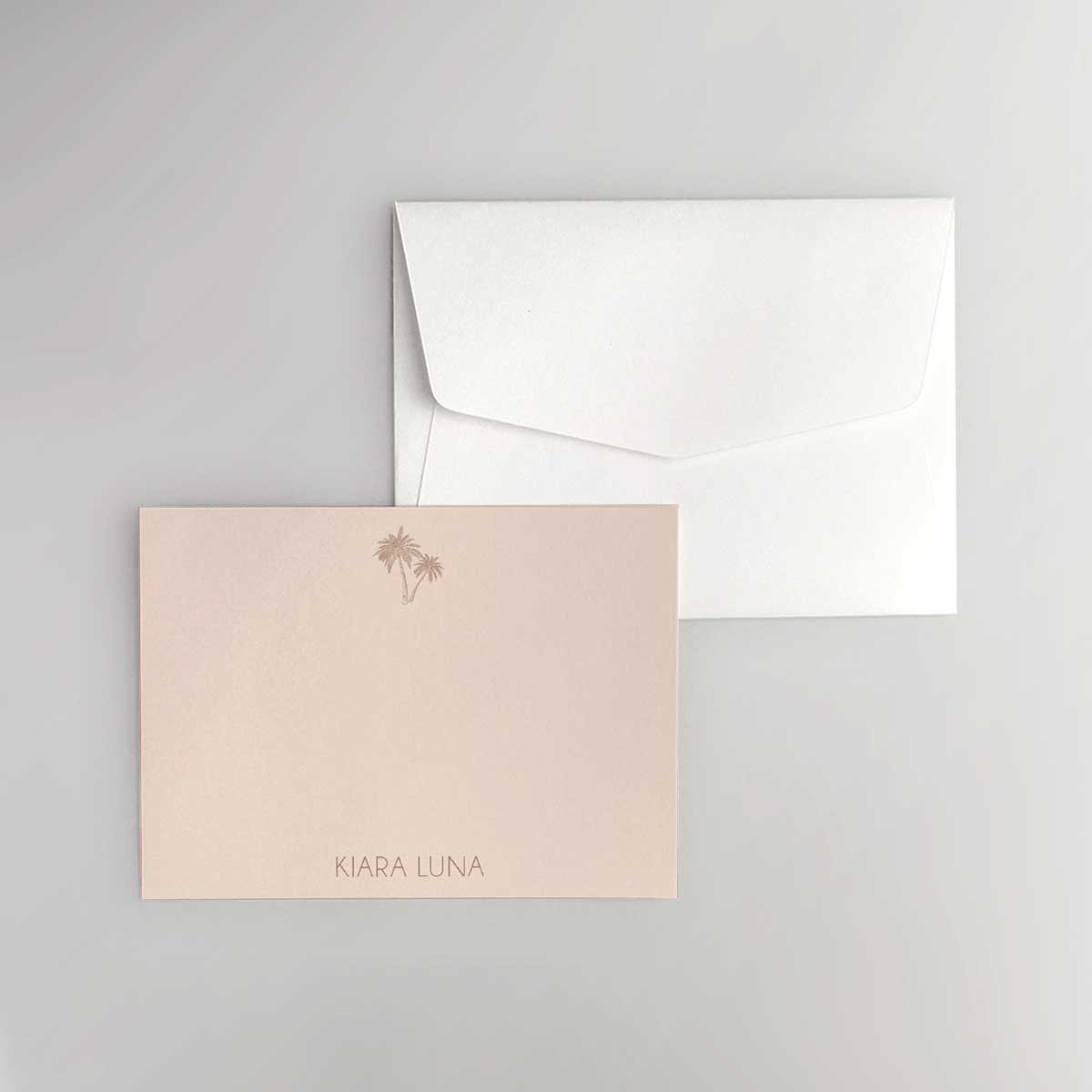 Tropical Flat Notecard