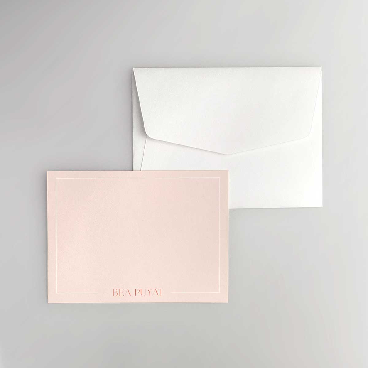Classic Border Flat Notecard