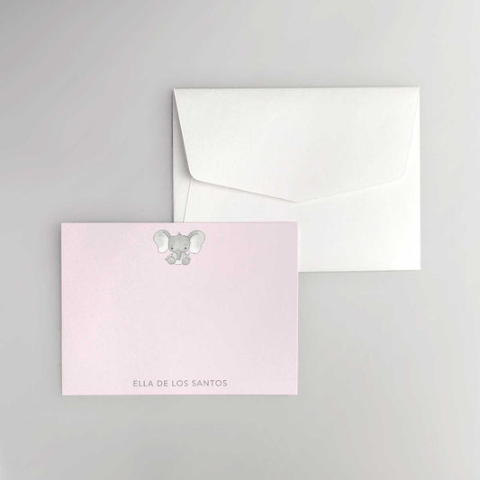 Baby Animals Flat Notecard