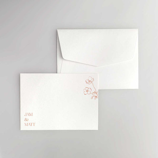 Bloom Flat Notecard
