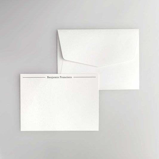Typewriter Flat Notecard