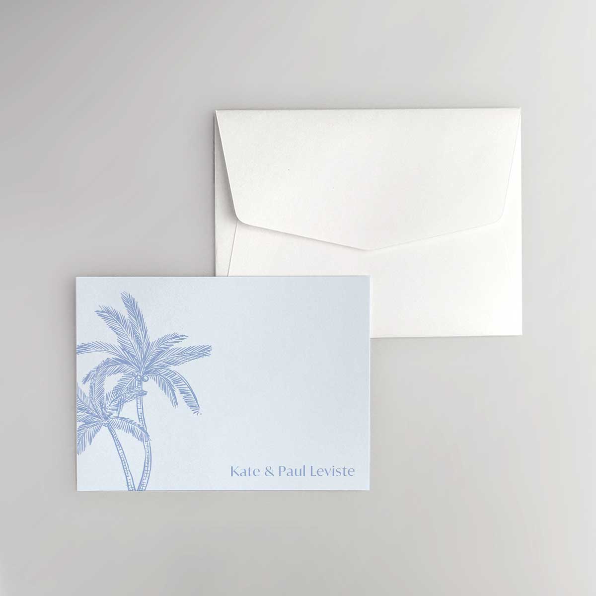 Palm Tree Flat Notecard