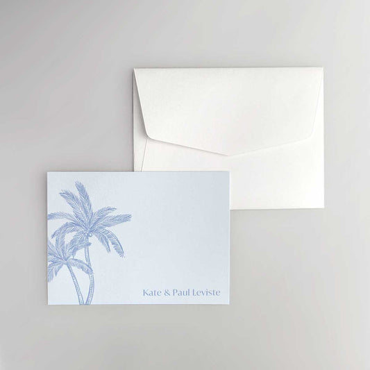 Palm Tree Flat Notecard