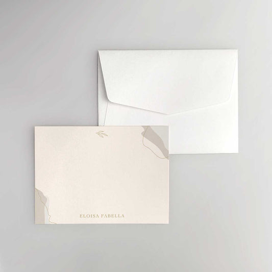 Abstract Flat Notecard