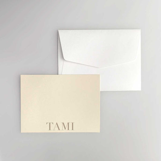 Bold Flat Notecard