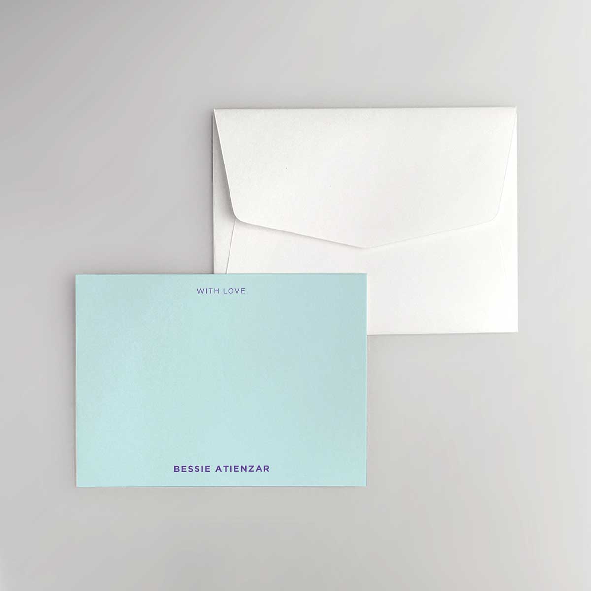 Cheerful Notes Flat Notecard