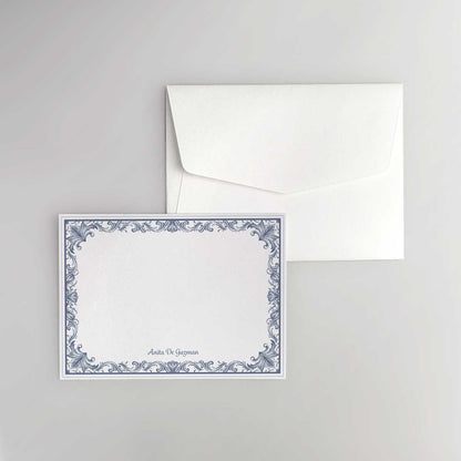 Victorian Border Flat Notecard
