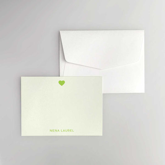 Hearts Flat Notecard