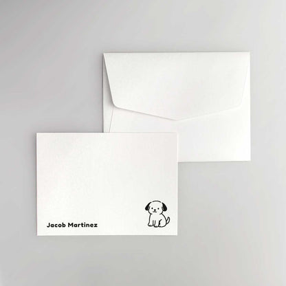 Pet Themed Flat Notecard
