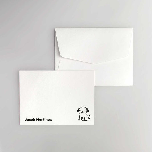 Pet Themed Flat Notecard