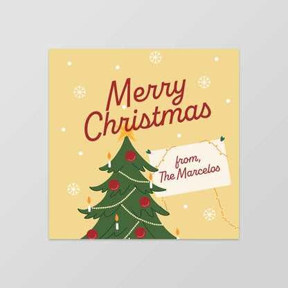 Frostine Folded Notecard