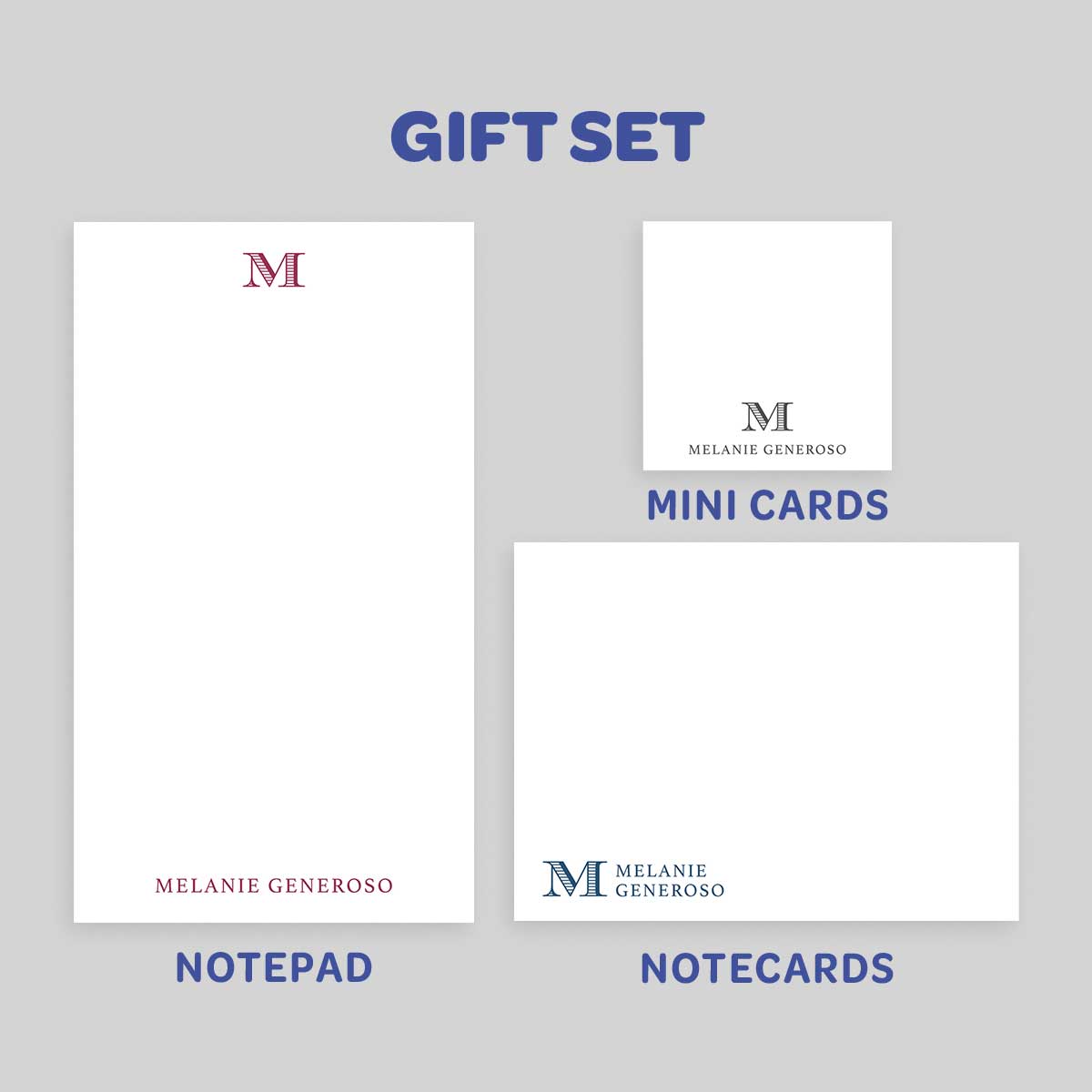 Classic Monogram Gift Set
