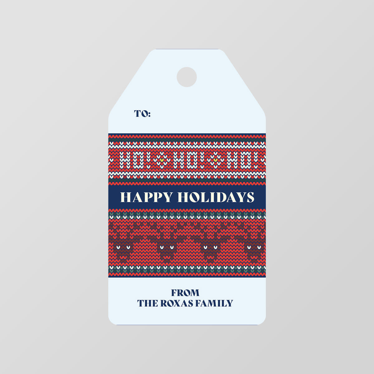 Ugly Sweater Gift Tag