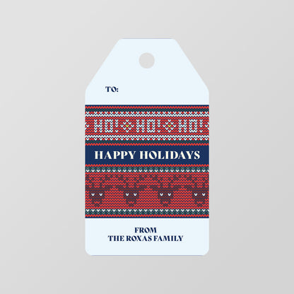 Ugly Sweater Gift Tag