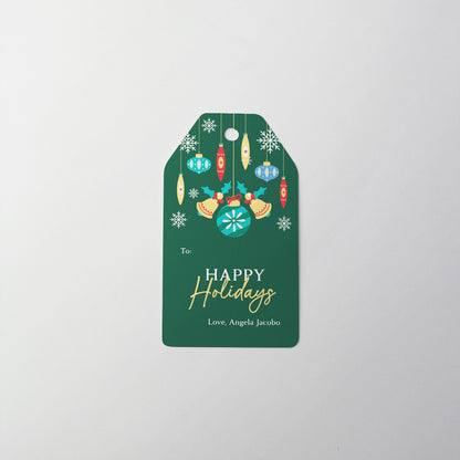 Bells & Ornaments Gift Tag