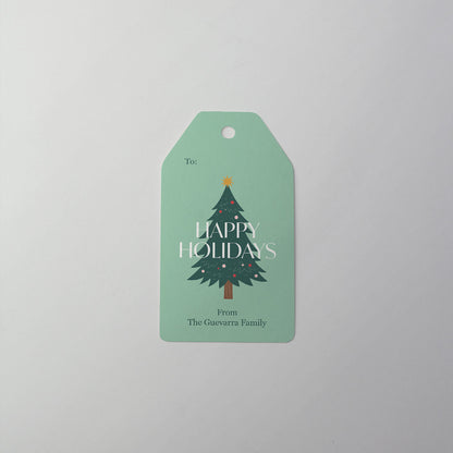 Christmas Tree Gift Tag