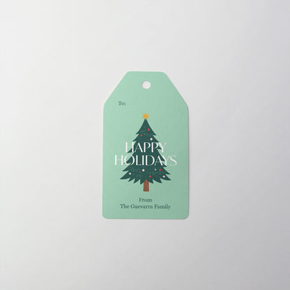 Christmas Tree Gift Tag