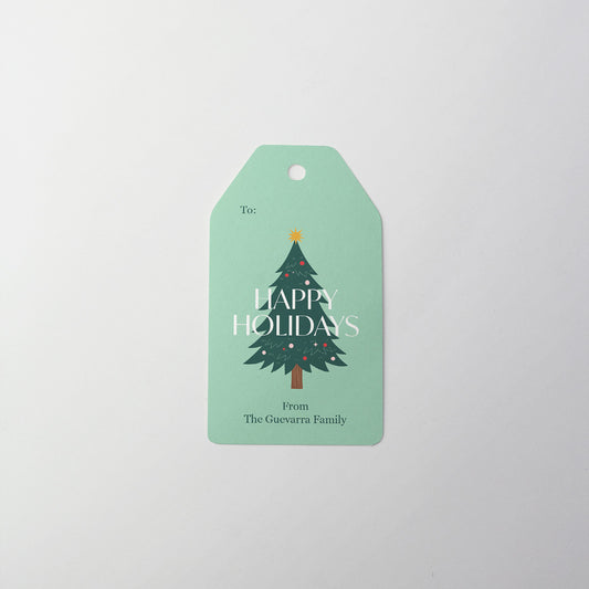 Christmas Tree Gift Tag