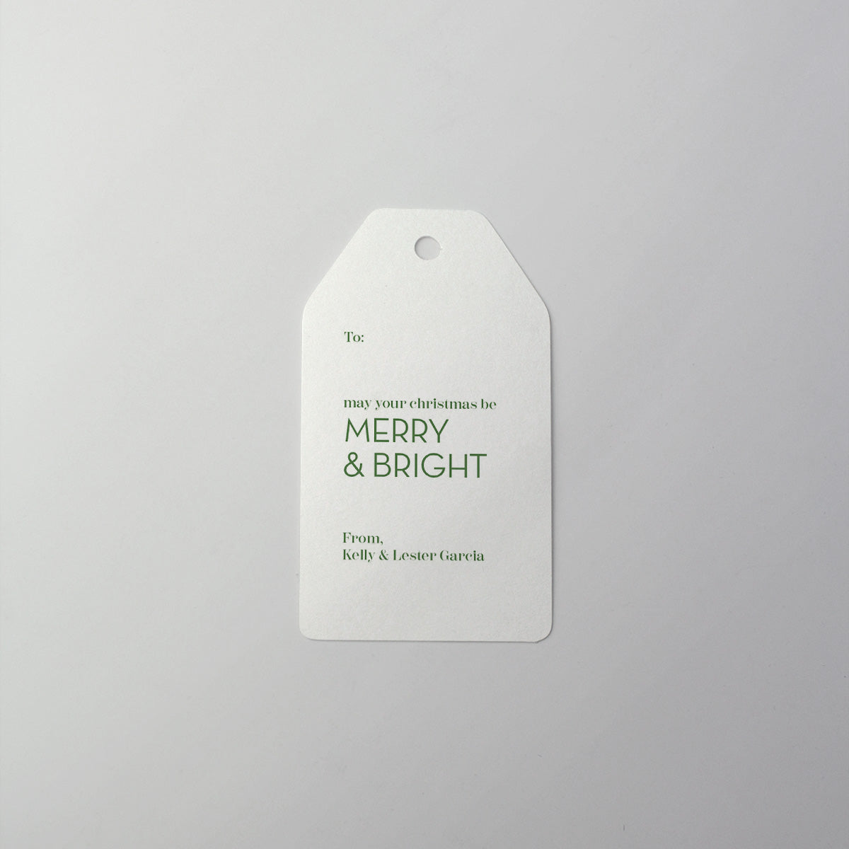 Classic Christmas Gift Tag