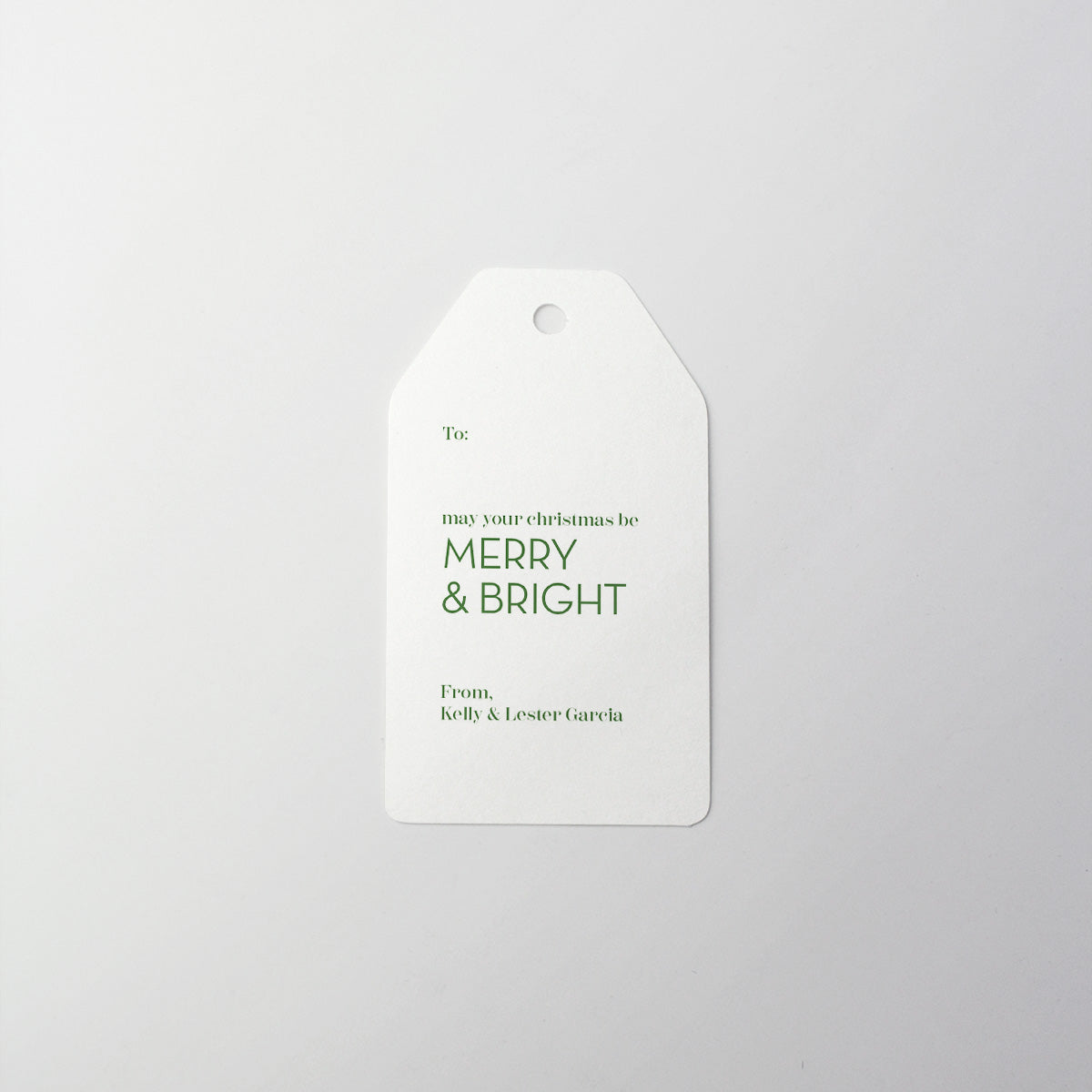 Classic Christmas Gift Tag