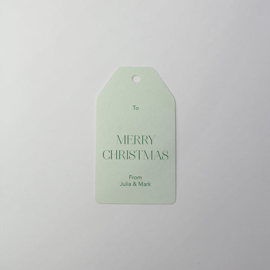 Classic Sage Gift Tag