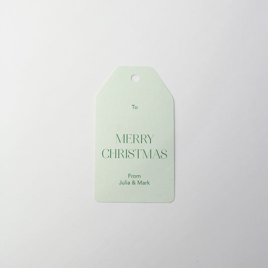 Classic Sage Gift Tag